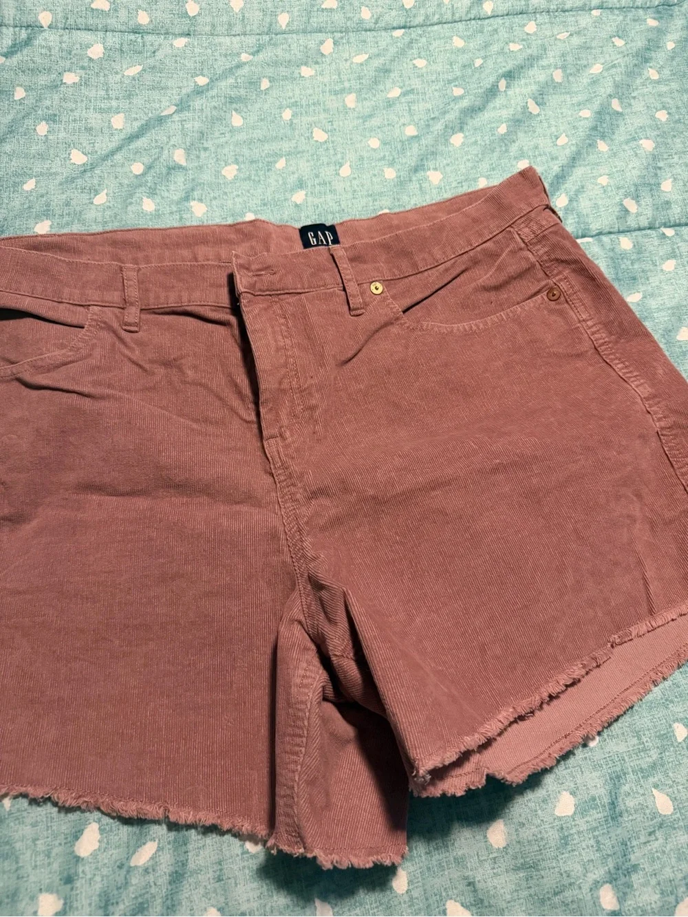 GAP Women's sz 16 Dusty Rose Corduroy Cutoff Shorts. MUST BE BUNDLED